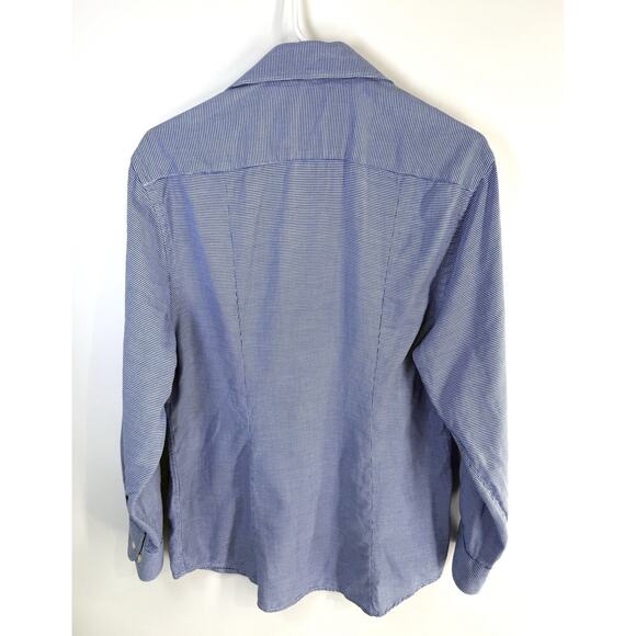 Macson European Button Down Shirt Men’s Medium Blue - Picture 3 of 7